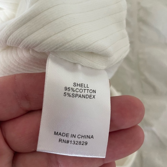 Lovers + Friends White Asymmetrical Tie Front Crop Top - Picture 6 of 6